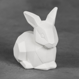 Ceramic Bisque Bunny Facetini - Case of 6